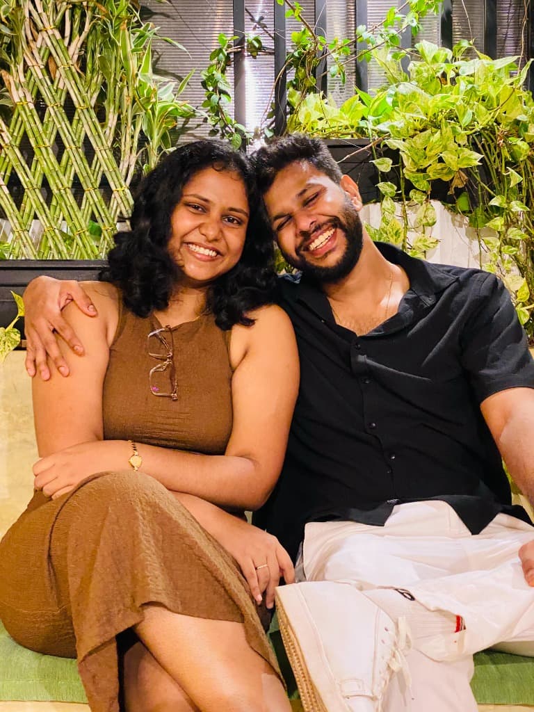 The creator and his girlfriend